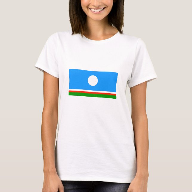 Camiseta Bandeira de Sakha (Frente)