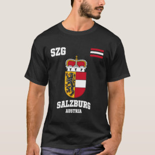 Camiseta Bandeira de Salzburgo Áustria