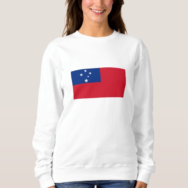 Camiseta Bandeira de Samoa (Frente)