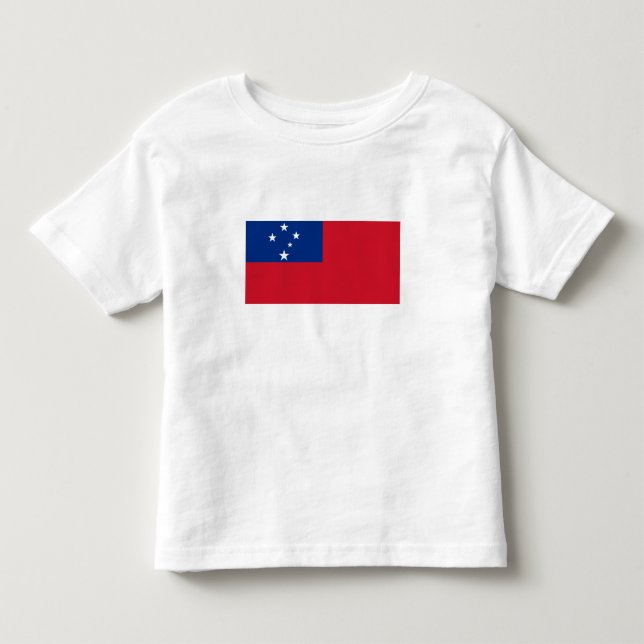 Camiseta Bandeira de Samoa (Frente)