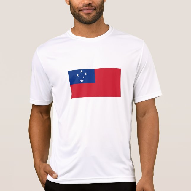Camiseta Bandeira de Samoa (Frente)