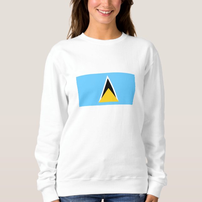 Camiseta Bandeira de Santa Lúcia (Frente)