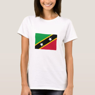 Camiseta Bandeira de São Cristóvão e Nevis