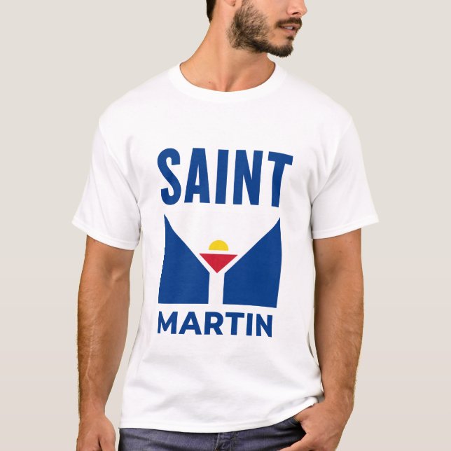 Camiseta bandeira de São Martinho (Frente)