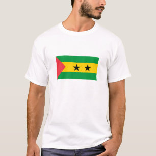 Camiseta Bandeira de São Tomé e Príncipe