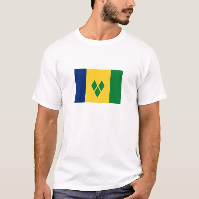 Camiseta Bandeira de São Vicente (Frente)