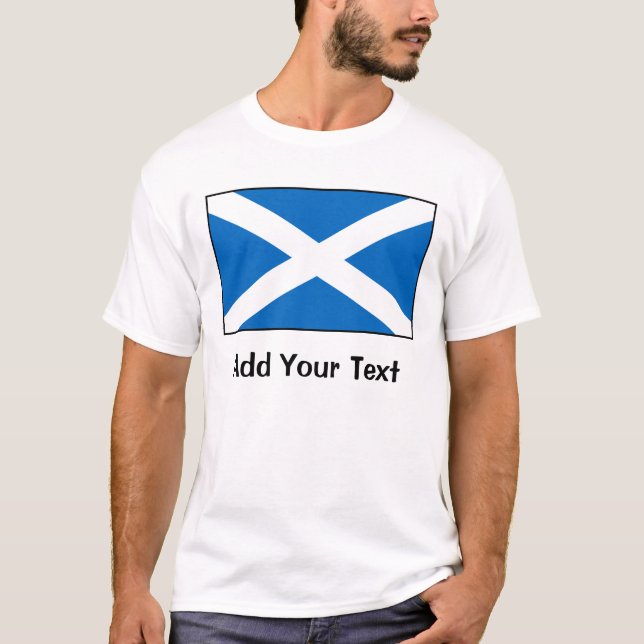 Camiseta Bandeira de Scotland (Frente)