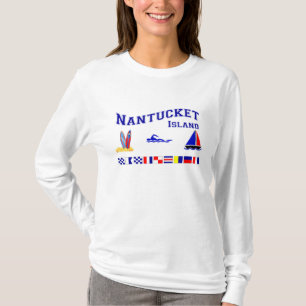 Camiseta Bandeira de sinal das MÃES de Nantucket