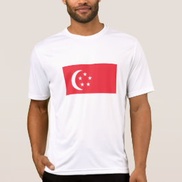 Camiseta bandeira de Singapura