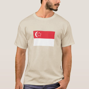 Camiseta Bandeira de Singapura
