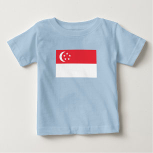 Camiseta Bandeira de Singapura