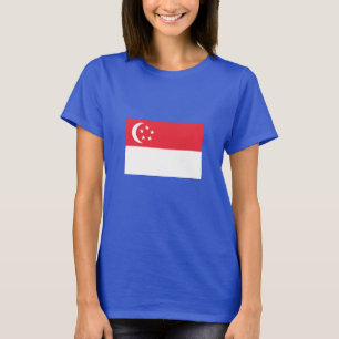 Camiseta Bandeira de Singapura