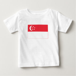 Camiseta Bandeira de Singapura