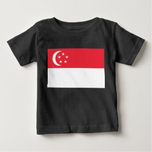 Camiseta Bandeira de Singapura