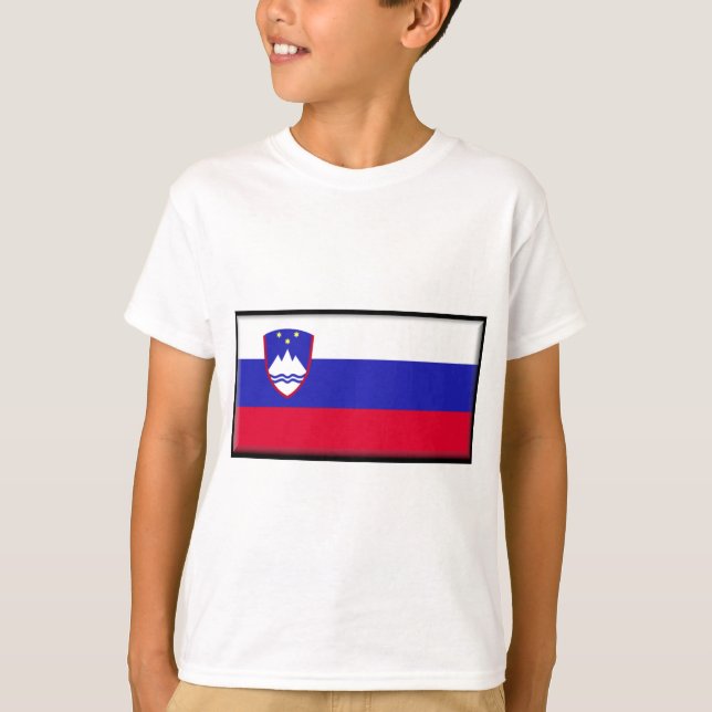 Camiseta Bandeira de Slovenia (Frente)