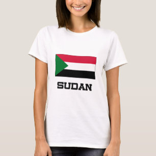 Camiseta Bandeira de Sudão