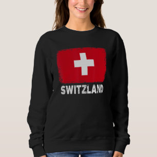 Camiseta Bandeira de suiça Suporte a Pessoas suíças Mulhere