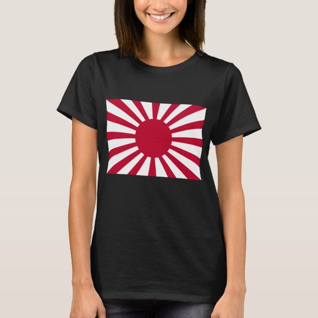Camiseta Bandeira de Sun de ascensão de Japão (Frente)
