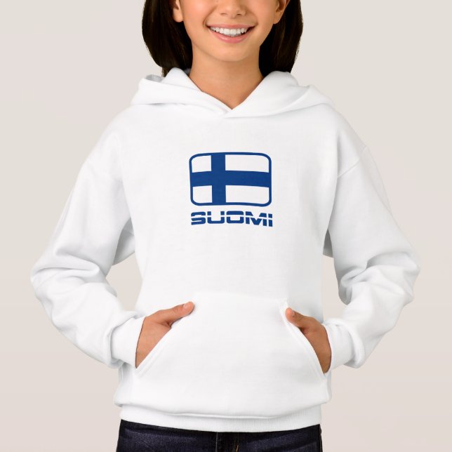 Camiseta Bandeira de Suomi (Frente)