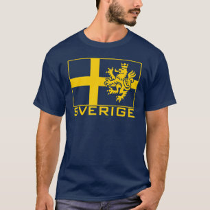Camiseta Bandeira de Sverige