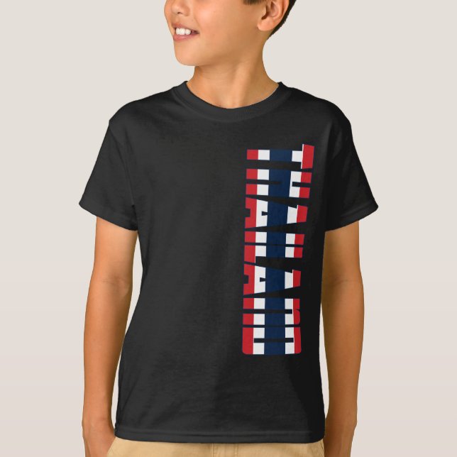 Camiseta Bandeira de Tailândia (Frente)