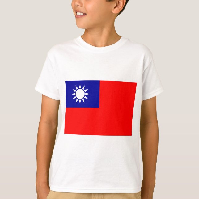 Camiseta Bandeira de Taiwan (Frente)