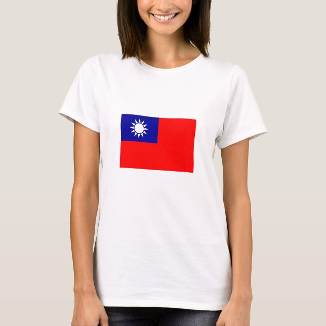 Camiseta Bandeira de Taiwan (Frente)