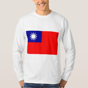 Camiseta Bandeira de Taiwan