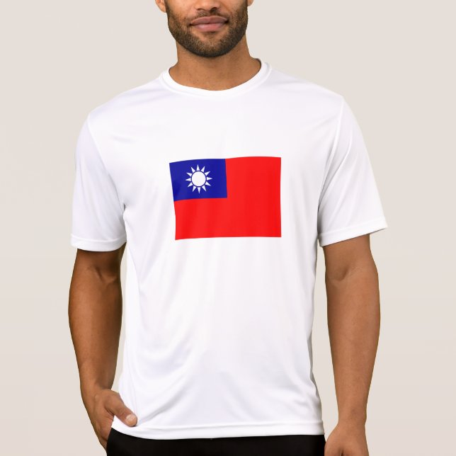 Camiseta Bandeira de Taiwan (Frente)