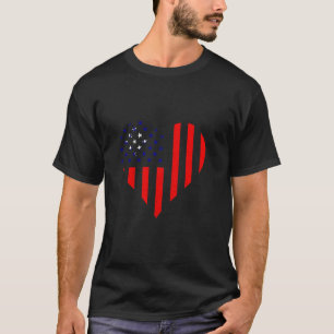 Camiseta Bandeira de Taiwan EUA Coração Orgulho Taiwanês Ra