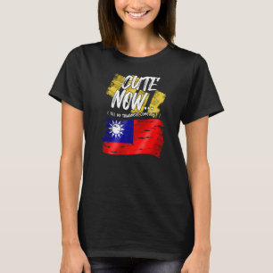 Camiseta Bandeira de Taiwan orgulhosa até aos meus taiwanes