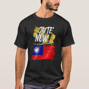 Camiseta Bandeira de Taiwan orgulhosa até aos meus taiwanes