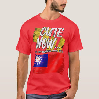 Camiseta Bandeira de Taiwan orgulhosa até aos meus taiwanes