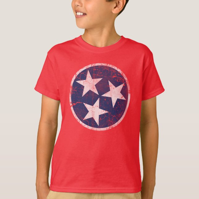 Camiseta Bandeira de Tennessee (Frente)