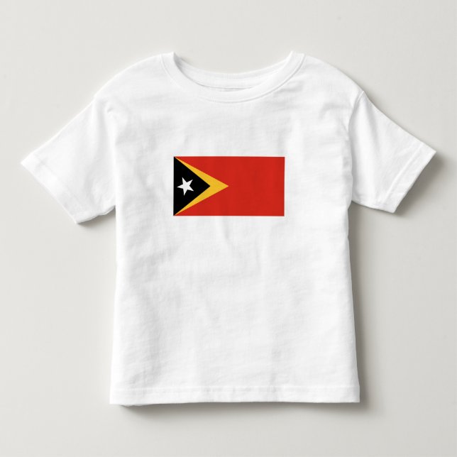 Camiseta Bandeira de Timor-Leste (Frente)