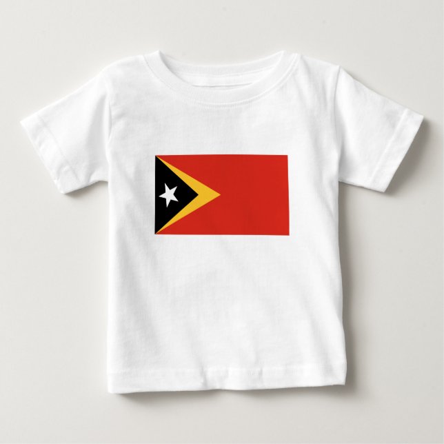Camiseta Bandeira de Timor Leste (Frente)