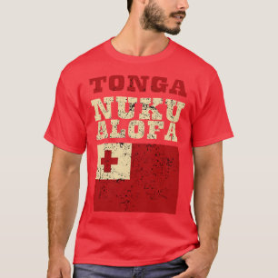 Camiseta Bandeira de Tonga 1