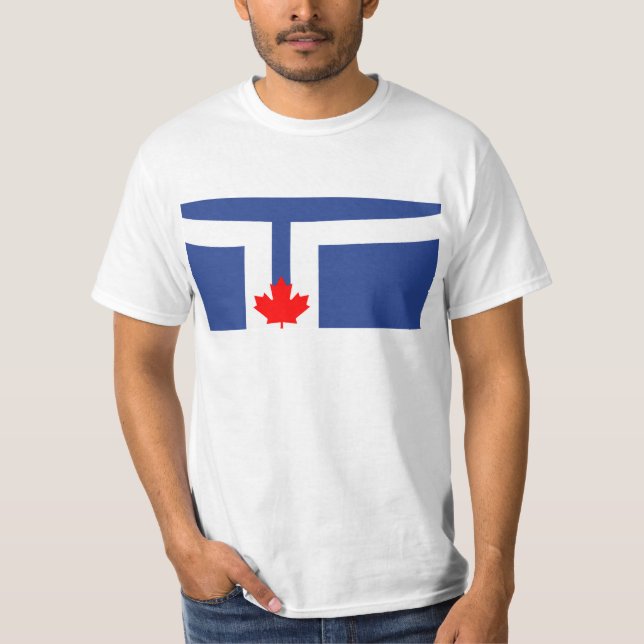 Camiseta Bandeira de Toronto (Frente)