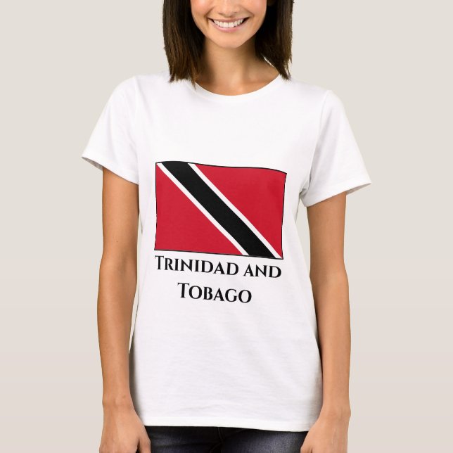 Camiseta Bandeira de Trinidad e Tobago (Frente)