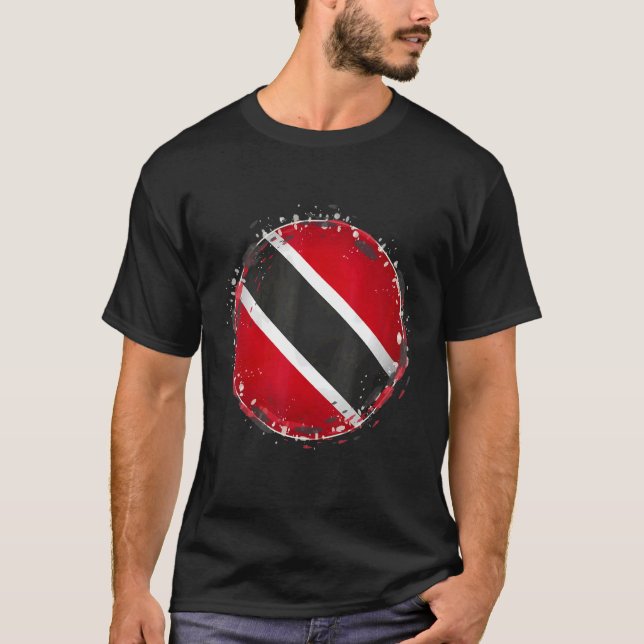 Camiseta Bandeira de Trinidad e Tobago (Frente)