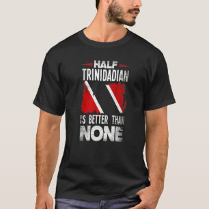 Camiseta Bandeira de Trinidad e Tobago Trinitário Metade Tr