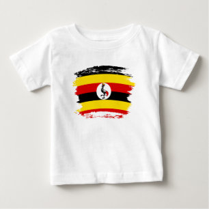 Camiseta bandeira de Uganda