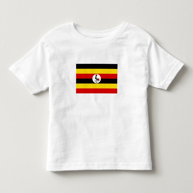 Camiseta Bandeira de Uganda (Frente)