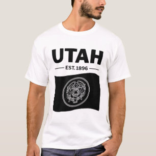 Camiseta bandeira de Utah EUA