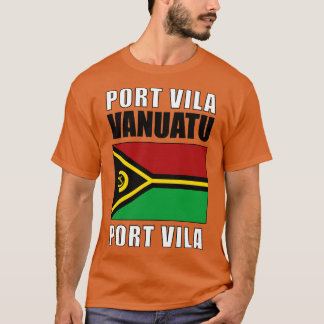 Camiseta Bandeira de Vanuatu
