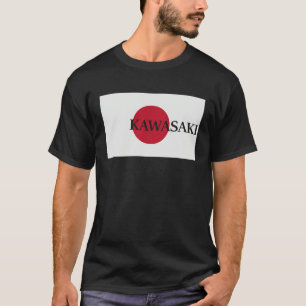 Camiseta Bandeira de Viagem da Ásia Japão Kawasaki