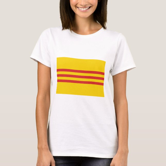 Camiseta Bandeira de Vietnam sul (Frente)