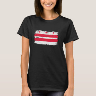 Camiseta Bandeira de Washington D.C. Columbia EUA Capital e