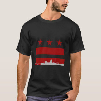 Camiseta Bandeira de Washington Dc