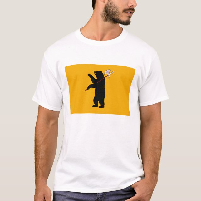 Camiseta Bandeira de Yaroslavl Oblast (Frente)